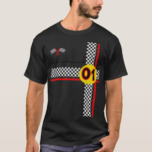 Autorennen Pilot Halloween Kostüm Funny Quick Raci T-Shirt