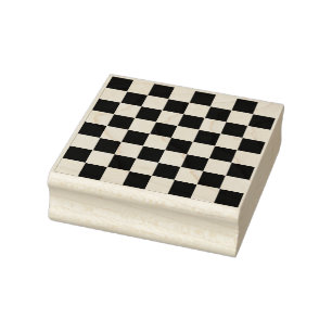 Autorennen-/Schach-Muster + Ihr backgr. u. Ideen Gummistempel