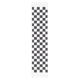 Autorennen-/Schach-Muster + Ihr backgr. u. Ideen Kurzer Tischläufer