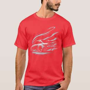 Autorennsport Drift Rennen Rennwagen Motorsport Dr T-Shirt