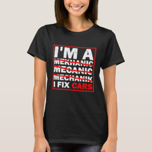 Autoreparatur-Dellen-Mechaniker-Werkzeugkiste Mech T-Shirt
