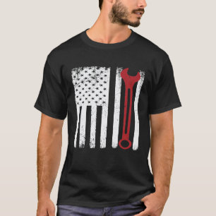 Autoreparaturmann KFZ-Mechaniker Schraubenschlüsse T-Shirt
