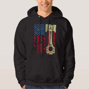 Autoreparaturmann Kfz-Mechaniker Werkzeuge Kolben Hoodie