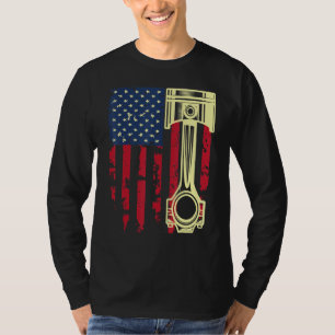 Autoreparaturmann KFZ-Mechaniker Werkzeuge Kolben T-Shirt