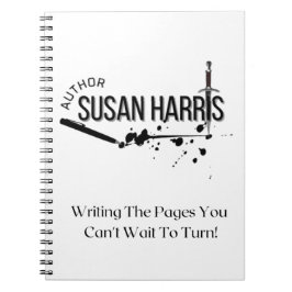 Autorin Susan Harris Notebook Notizblock