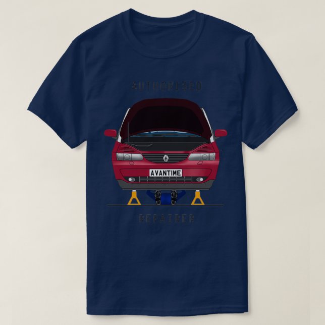 Autorisierte Avantime Repairer Mars Red T-Shirt (Design vorne)