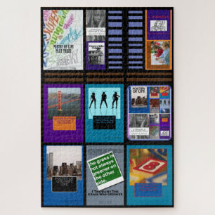 Autorn-Büchersammlung-Puzzlespiel Puzzle