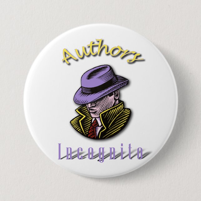 Autorn-unbekannter runder Knopf Button (Vorderseite)