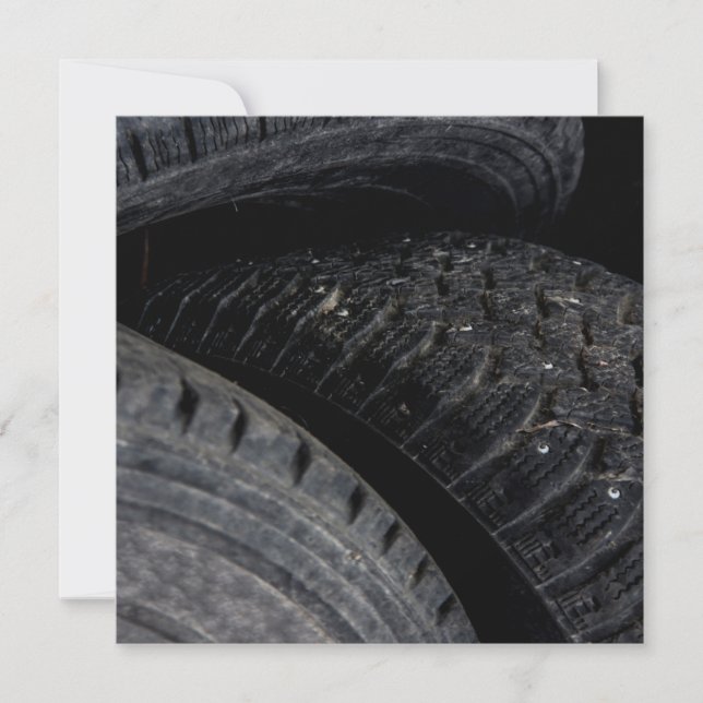 Autos alte Reifen Schwarze Straßen Ausflüge (Vorderseite)