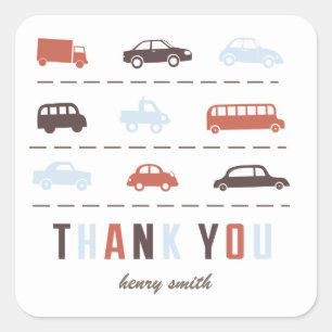 Autos Danke Stickers