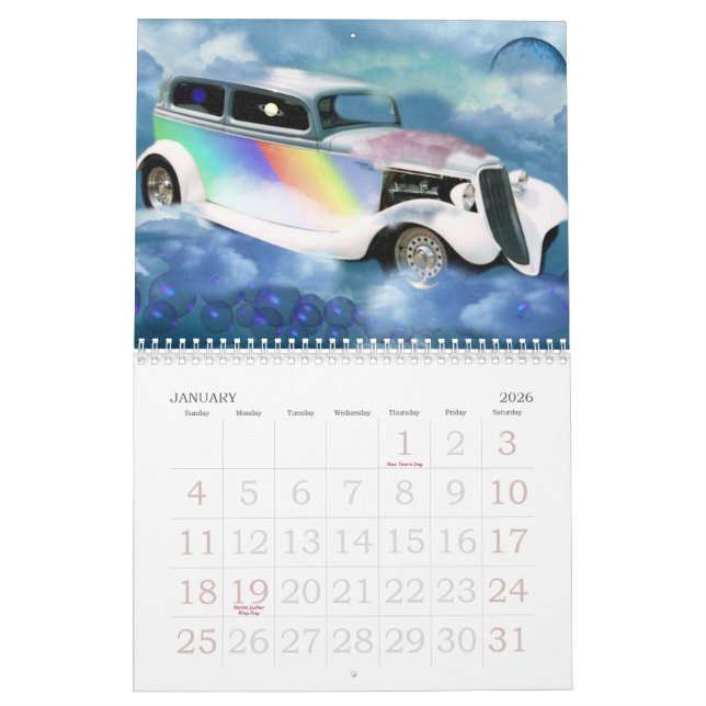 Autos im Wolkenkalender durch valxart Kalender (Jan 2026)