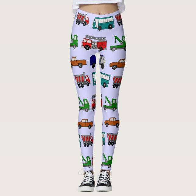 Autos, Lastkraftwagen, Busse Leggings (Vorderseite)