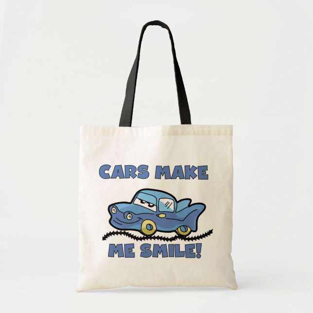 Autos machen mich Lächeln-T - Shirts und Geschenke Tragetasche (Vorne)