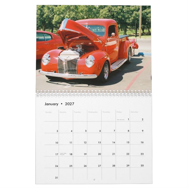 AUTOS U. LKWS KALENDER (Jan 2027)