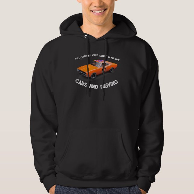 Autos und Autos, grau - Männer Hoodie (Vorderseite)