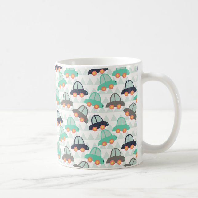 Autos und mehr Autos Kaffeetasse (Rechts)