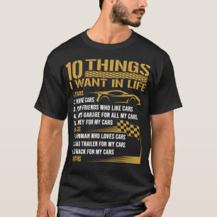 Autoschatz - Geschenk für Autoliebhaber - Zehn Din T-Shirt