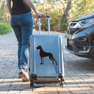 Autoschilder Silhouette Dogge Sticker