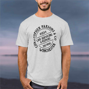 Autoservice- und Reparaturgaragen-T-Shirt T-Shirt