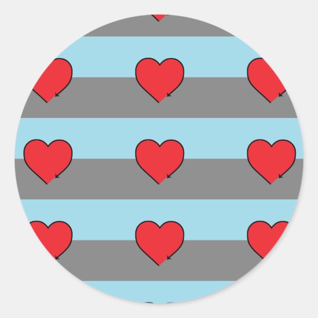 AUTOSEXUELLES FLAGPATTER AUFKLEBER (Vorderseite)