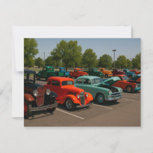 Autoshow Postkarte