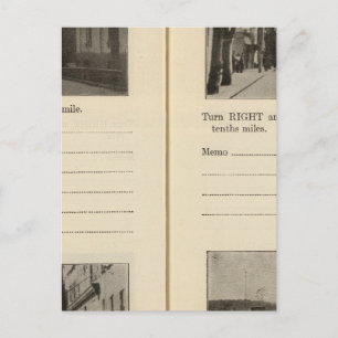 Autostraßen, NY Postkarte