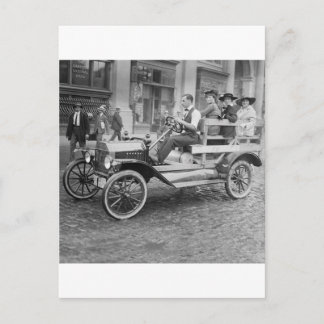Autostreike Hitchhikers, Anfang der 1900er Postkarte