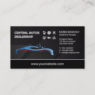 Autoteile und -dienste Autohändler Autoservice Visitenkarte