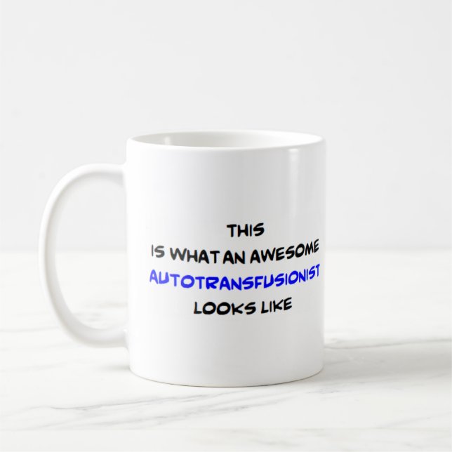 autotransfusionistisch, phantastisch kaffeetasse (Links)