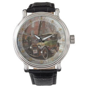 Autounfall - Achtung Glatteis 1921 Armbanduhr