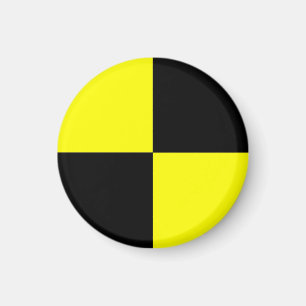 Autounfallprüfpuppen-Symbol Magnet