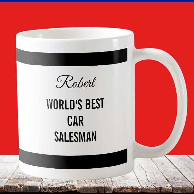Autoverkäufer Danke Geschenk Tasse (Von Creator hochgeladen)