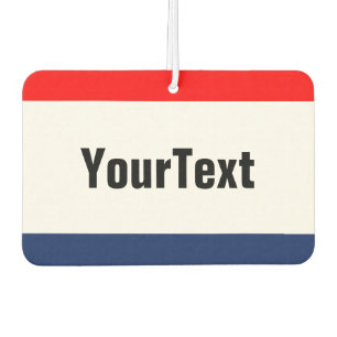 Autoverleihpromo Signage Persönlich gestalten Autolufterfrischer