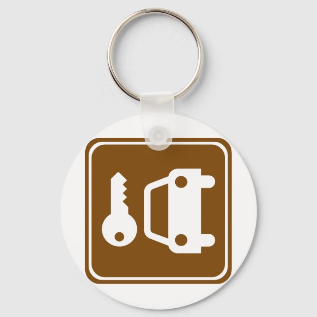 Autovermietung Schlüsselanhänger (Vorderseite)