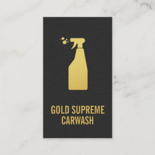 Autoverpflegung Lederuntergrund Visitenkarte