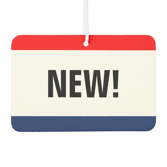 Autoverwaltungsstil Neue Werbeaktion individuell a Autolufterfrischer (Vorderseite)