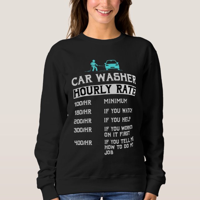 Autowaschanlage Automotive Mechanik Handreiniger A Sweatshirt (Vorderseite)