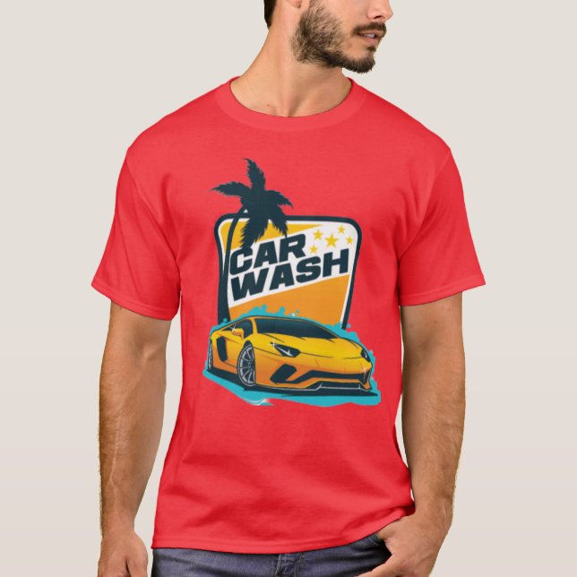 Autowaschen T-Shirt (Vorderseite)
