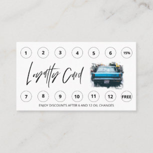 *~* Autowash - Öl QR LOGO Prämien Vielen Dank  Treuekarte