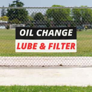 Autowerkstatt Ölwechsel Schmiere und Filter  Banner
