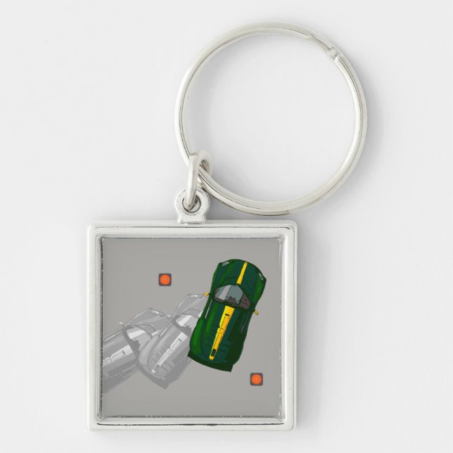 AUTOX-grün Schlüsselanhänger (Vorne)