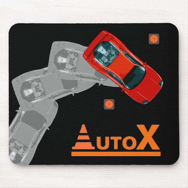 AUTOX-rot Mousepad (Vorne)