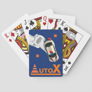 AUTOX-weiß Spielkarten