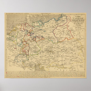 Autriche, Prusse, Confed Germanique, Pologna Poster