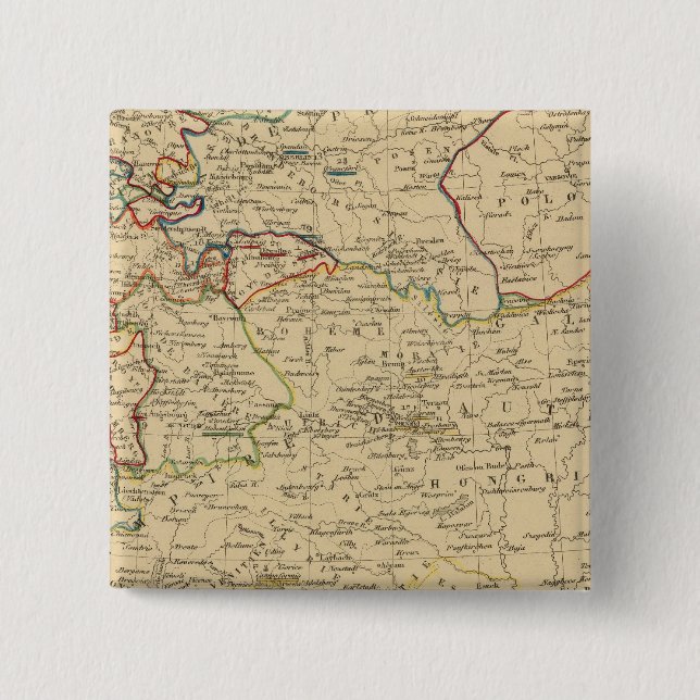 Autriche, Prusse, Confed Germanique, Pologne Button (Vorderseite)