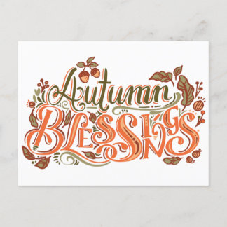 AUTUMENBLESSINGS POSTKARTE