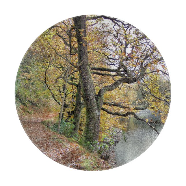 AUTUMMER AM SEE SCHNEIDEBRETT (Vorderseite)