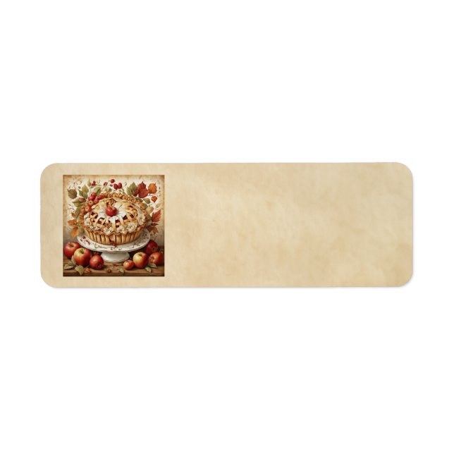 Autumn Apple Pie Address Labels (Vorne)
