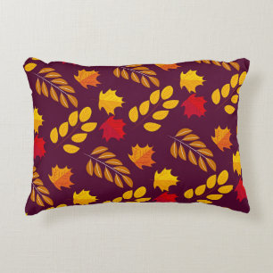 Autumn Art Pattern Pillow Dekokissen