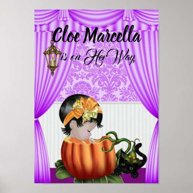 Autumn Baby Shower Poster (Vorne)